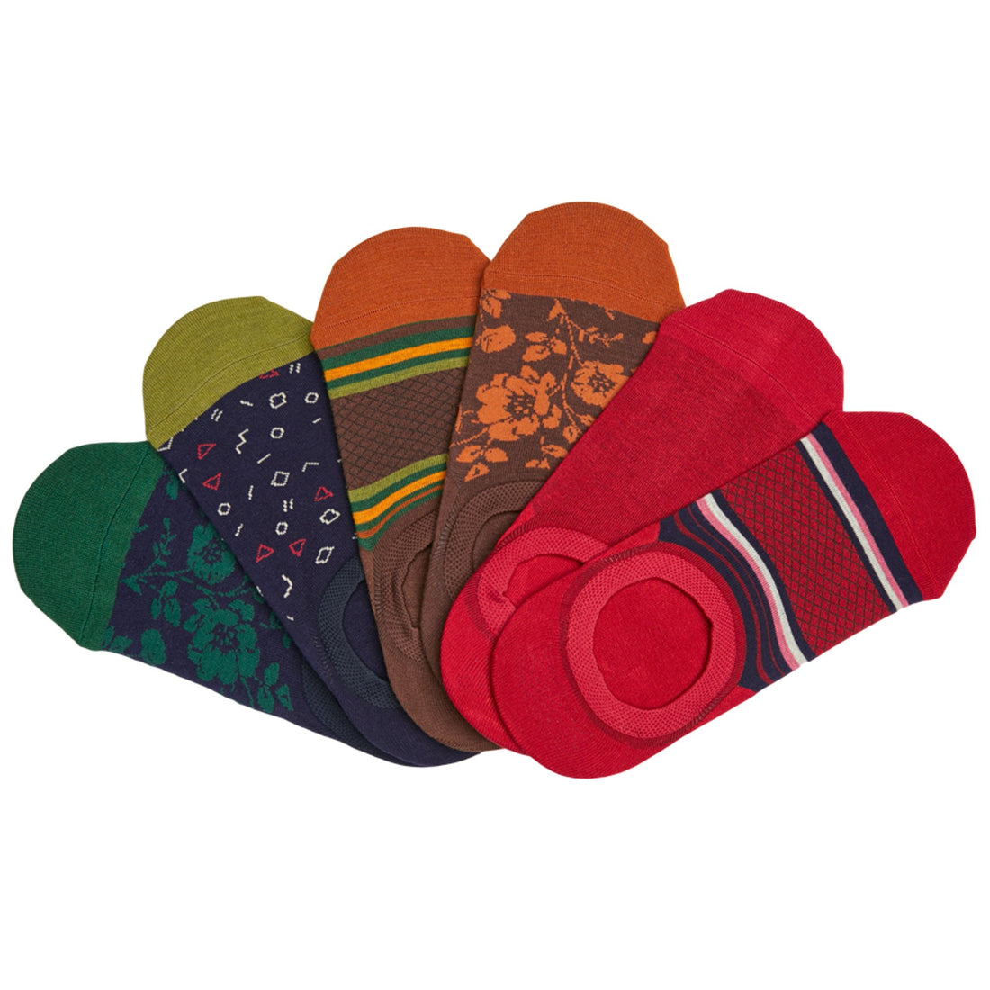 Wear DeadSoxy No-Show Sock 6-Pack - vp2 [ SMALL ]