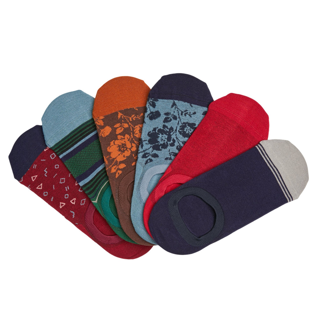 Wear DeadSoxy No-Show Sock 6-Pack - vp3 [ SMALL ]