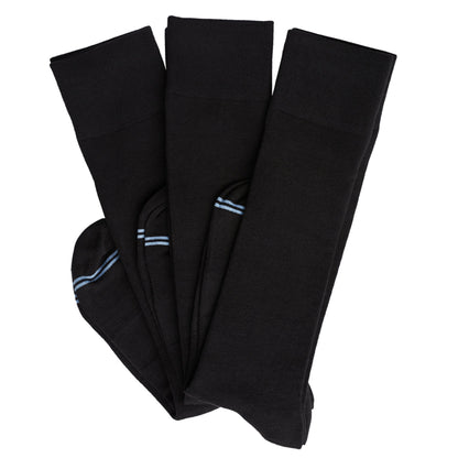 Wear DeadSoxy Nyx 3-Pack - Black Dress Socks
