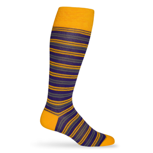 Wear DeadSoxy Purple and Gold - Double Stripe