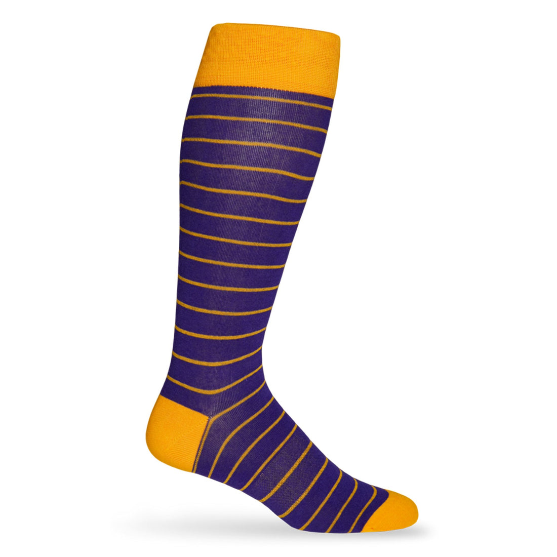 Wear DeadSoxy Purple and Gold - Wide Stripe