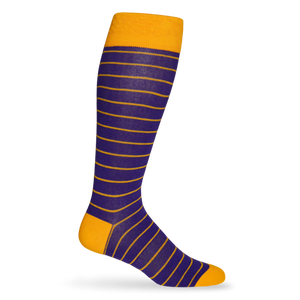 Wear DeadSoxy Purple and Gold - Wide Stripe