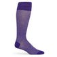 Wear DeadSoxy Purple / White Birdseye Dress Socks
