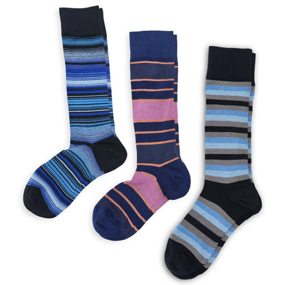 The Blues Dress Sock Bundle - Boardroom Dress Socks
