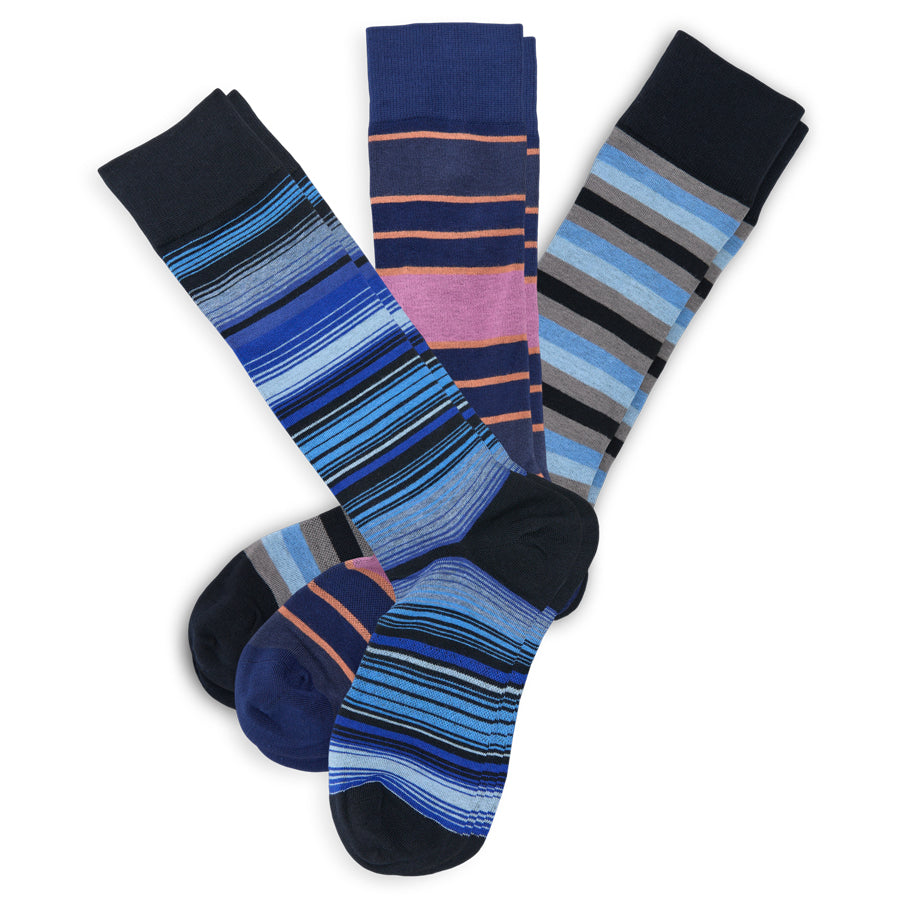 The Blues Dress Sock Bundle - Boardroom Dress Socks