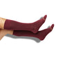 Burgundy Dress Socks